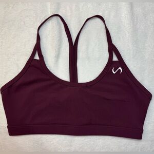 TLF Women's Burgundy Sports Bra